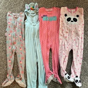 Toddler Girl Onesie pijamas